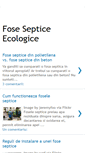 Mobile Screenshot of fose-septice-ecologice.blogspot.com