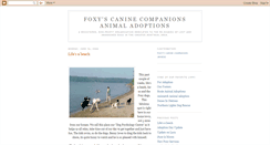 Desktop Screenshot of foxyscaninecompanions.blogspot.com