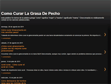 Tablet Screenshot of comocurarlagrasadepecho.blogspot.com