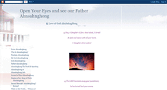 Desktop Screenshot of openeyes-ahnsahnghong.blogspot.com