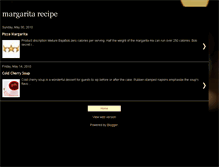 Tablet Screenshot of allmargarita-recipe.blogspot.com