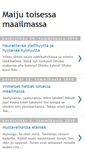 Mobile Screenshot of maijutoisessamaailmassa.blogspot.com