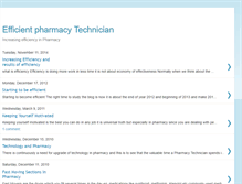 Tablet Screenshot of efficientpharmacytech.blogspot.com