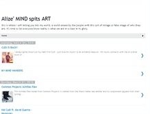 Tablet Screenshot of alizemindspitsart.blogspot.com