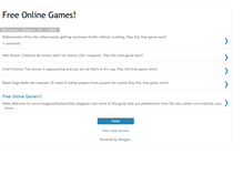Tablet Screenshot of freegamestoplayonline.blogspot.com