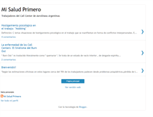 Tablet Screenshot of misaludprimero.blogspot.com