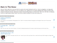 Tablet Screenshot of momintheknow.blogspot.com