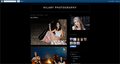 Desktop Screenshot of hilaryheydenrychphotography.blogspot.com