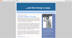 Desktop Screenshot of andthelivingiseasy.blogspot.com