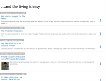 Tablet Screenshot of andthelivingiseasy.blogspot.com