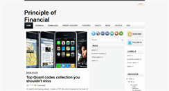 Desktop Screenshot of principlefinancialengineering.blogspot.com