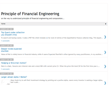 Tablet Screenshot of principlefinancialengineering.blogspot.com