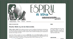 Desktop Screenshot of espiral-deletras.blogspot.com