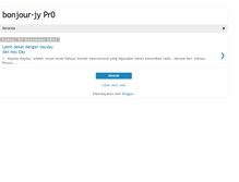 Tablet Screenshot of bonjour-jy.blogspot.com