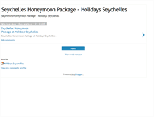 Tablet Screenshot of holidaysseychelles.blogspot.com