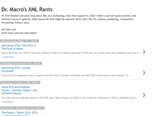 Tablet Screenshot of drmacros-xml-rants.blogspot.com