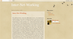 Desktop Screenshot of inter-net-working.blogspot.com