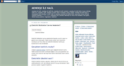 Desktop Screenshot of menekseilehalildizi.blogspot.com