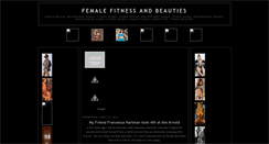 Desktop Screenshot of female-fitness-and-beauties.blogspot.com