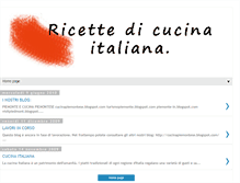 Tablet Screenshot of italia-ricette.blogspot.com