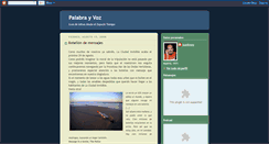 Desktop Screenshot of palabrayvoz.blogspot.com