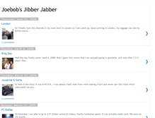 Tablet Screenshot of joebobsjibberjabber.blogspot.com