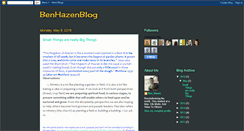 Desktop Screenshot of benhazenblog.blogspot.com