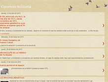 Tablet Screenshot of guerrerasolitaria.blogspot.com