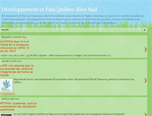 Tablet Screenshot of dveloppementetpaixqubec-rivesud.blogspot.com