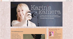 Desktop Screenshot of karinskamera.blogspot.com