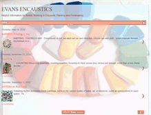 Tablet Screenshot of evansencaustics.blogspot.com
