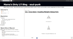 Desktop Screenshot of mamasdirtylilsecret.blogspot.com
