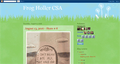 Desktop Screenshot of froghollercsa.blogspot.com