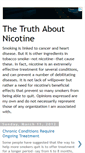 Mobile Screenshot of nicotinetruth.blogspot.com