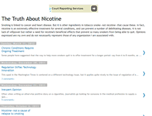 Tablet Screenshot of nicotinetruth.blogspot.com