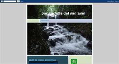 Desktop Screenshot of cuchilladelsanjuanecoturismo.blogspot.com