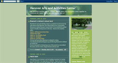 Desktop Screenshot of hanoverartsandactivitiescenter.blogspot.com