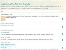 Tablet Screenshot of gatheringthegivens.blogspot.com