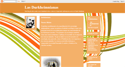 Desktop Screenshot of lasdurkheimnianas.blogspot.com