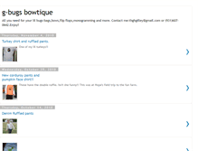 Tablet Screenshot of g-bugsbowtique.blogspot.com