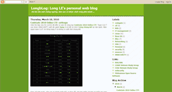 Desktop Screenshot of longld.blogspot.com