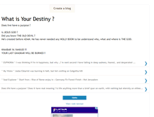 Tablet Screenshot of destiny-url.blogspot.com