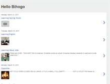 Tablet Screenshot of bihogofamily.blogspot.com