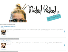 Tablet Screenshot of nickelpickel.blogspot.com