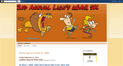 Desktop Screenshot of lionsroar5k.blogspot.com