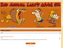 Tablet Screenshot of lionsroar5k.blogspot.com