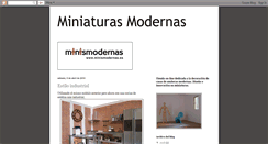 Desktop Screenshot of minismodernas.blogspot.com