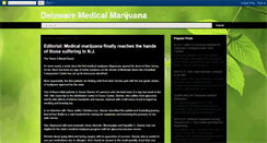 Desktop Screenshot of delawaremedicalmarijuana.blogspot.com