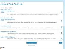 Tablet Screenshot of nucleicacidanalysis.blogspot.com