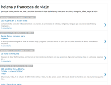 Tablet Screenshot of helenayfrancesca.blogspot.com